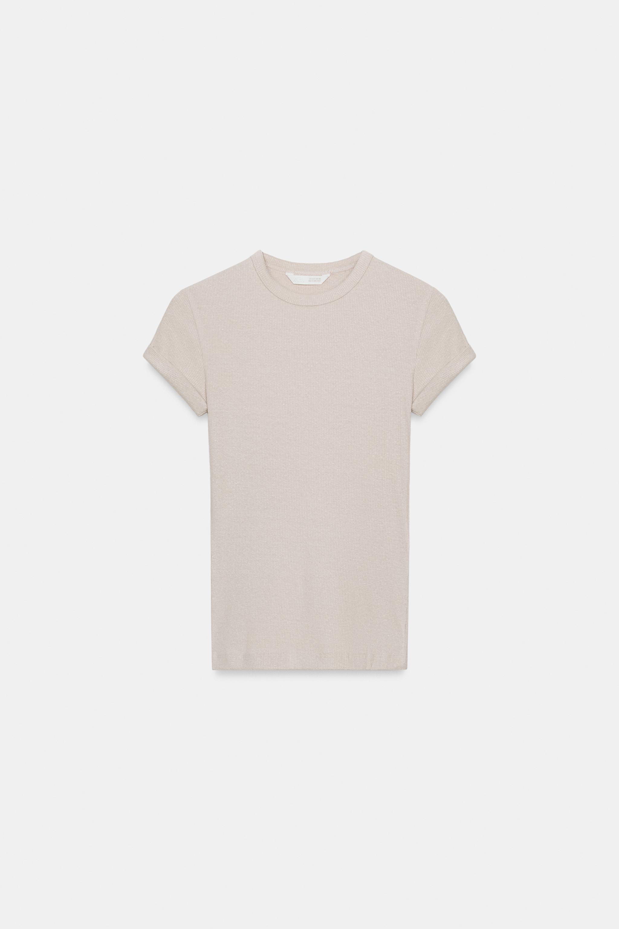 TEE-SHIRT RUSTIQUE AVEC LIN